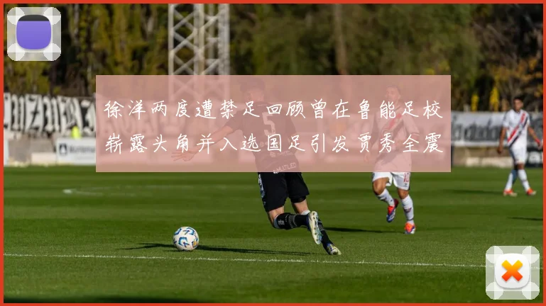徐洋两度遭禁足回顾曾在鲁能足校崭露头角并入选国足引发贾秀全震惊